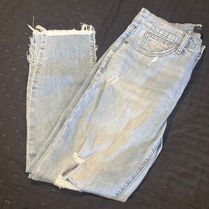 Lucky Brand Light Blue Cropped Jeans